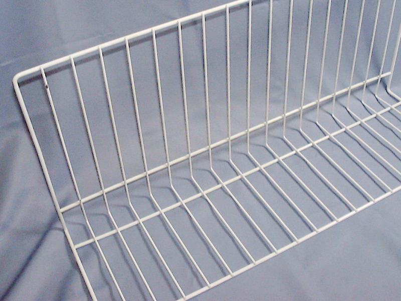 24" x 12" x 8" White Wire Freezer Divider Omcan